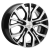 6,5x16/5x110 ET43 D65,1 KHW1608 (Opel Zafira) Black-FP 6,5x16/5x110 ET43 D65,1 KHW1608 (Opel Zafira) Black-FP